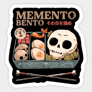 Memento bento skull Sticker